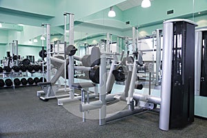 Gym equipment room