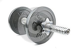 Gym equipment, steel dumbbell