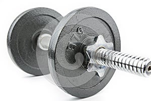 Gym equipment, steel dumbbell