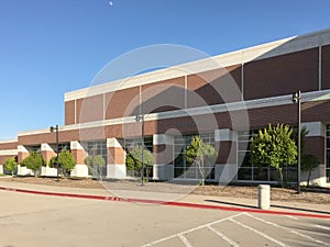The gym in high school exterior