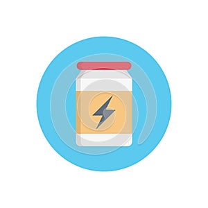 Gym vector flat colour icon