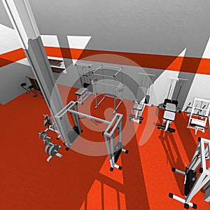 Gym interior