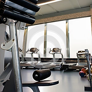 Gym interiore room fitness center photo