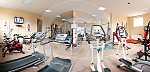 Gym panorama photo