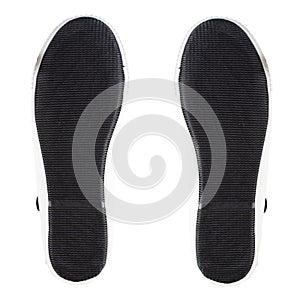 Gym shoe sole isolated on white background