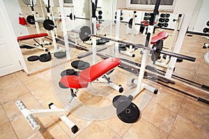 Gym training machines