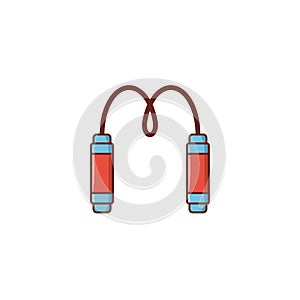 Gym vector flat colour icon