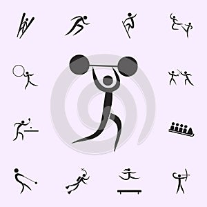 gymnast with ribbon icon. Elements of sportsman icon. Premium quality graphic design icon. Signs and symbols collection icon for