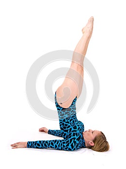Gymnast shoulder stand
