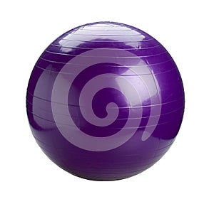 Gyms ball in violet color