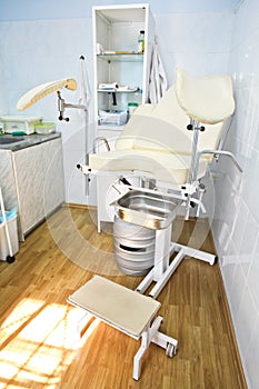 Gynaecological consulting room