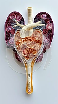 Gynecologic concept: a visual narrative of the uterus and the miracle of newborn life, capturing the beauty and photo