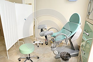 Gynecological chair health clinic center photo