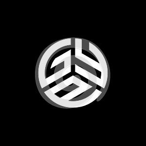 GYP letter logo design on white background. GYP creative initials letter logo concept. GYP letter design photo