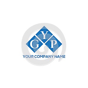 GYP letter logo design on white background. GYP creative initials letter logo concept. GYP letter design photo