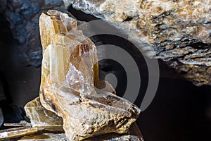 Gypsum crystals