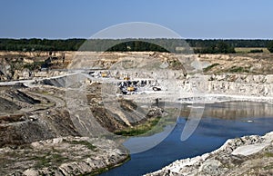 Gypsum quarry