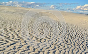 Gypsum sand dunes, White Sands National Monument, New Mexico, USA