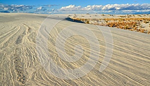 Gypsum sand dunes, White Sands National Monument, New Mexico, USA