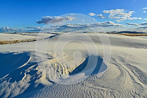 Gypsum sand dunes, White Sands National Monument, New Mexico, USA