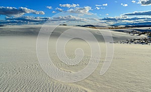 Gypsum sand dunes, White Sands National Monument, New Mexico, USA