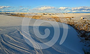 Gypsum sand dunes, White Sands National Monument, New Mexico, USA