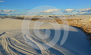 Gypsum sand dunes, White Sands National Monument, New Mexico, USA