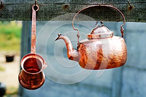 Gypsy copper kitchenware