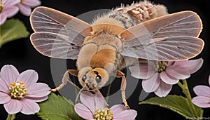 Gypsy moth flower nocturnal habitat