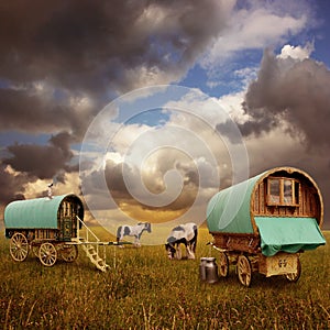 Gypsy Wagons, Caravans