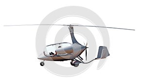 Gyrocopter with open Canopy