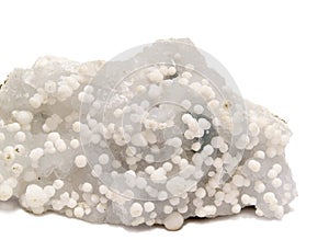 Gyrolite on Prehnite