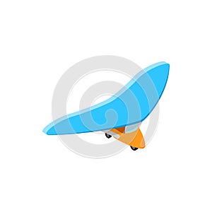 Gyroplane icon, isometric 3d style photo