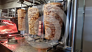 gyros of giros for pita greek street food from meat grilled photo