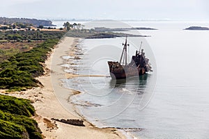 Gythio beach Shipwreck