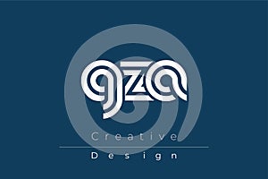 GZA Creative Unique Modern Letter Logo Design