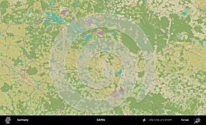 Gorlitz, Germany. Topographic Humanitarian
