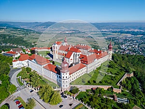 Goettweig Abbey over the danube valley photo