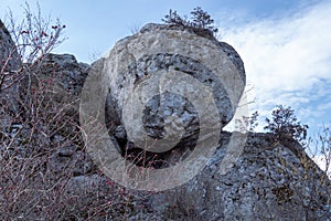 GÃ³ra ZborÃ³w Berkowa GÃ³ra - a rocky hill within the village of Podlesice in the ÅšlÄ…skie Voivodeship