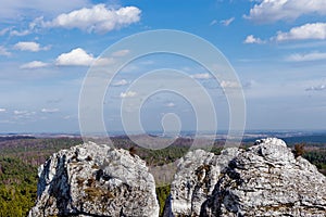 GÃ³ra ZborÃ³w Berkowa GÃ³ra - a rocky hill within the village of Podlesice in the ÅšlÄ…skie Voivodeship