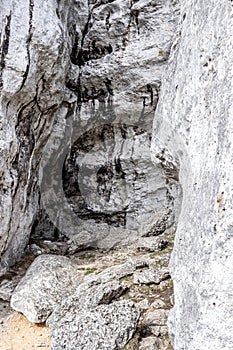 GÃ³ra ZborÃ³w Berkowa GÃ³ra - a rocky hill within the village of Podlesice in the ÅšlÄ…skie Voivodeship