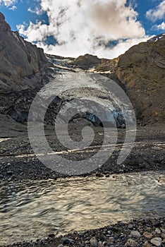 GÃ­gjokull is a small ice cap in Iceland