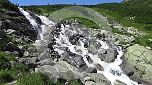 góry Tatry - wodospad Wielka Siklawa, Polska