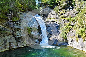 GÃ¶ssfÃ¤lle waterfall in Malta valley