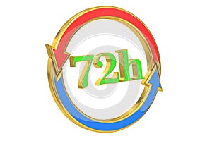 72h delivery concept, 3D rendering