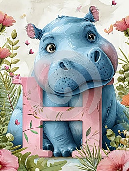 H is for Hippo