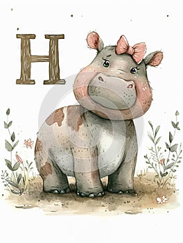 H is for Hippo