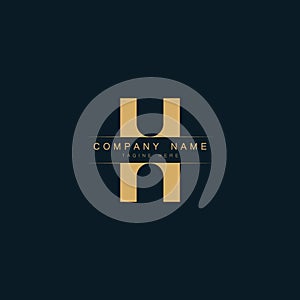 H letter logo premium and unique logo vector logo. letter h logo design vector.