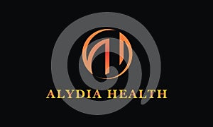 Ah logo vector logo design template