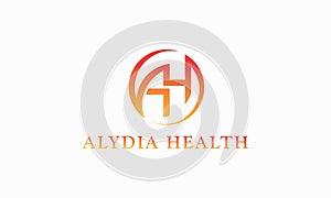 Ah logo vector logo design template